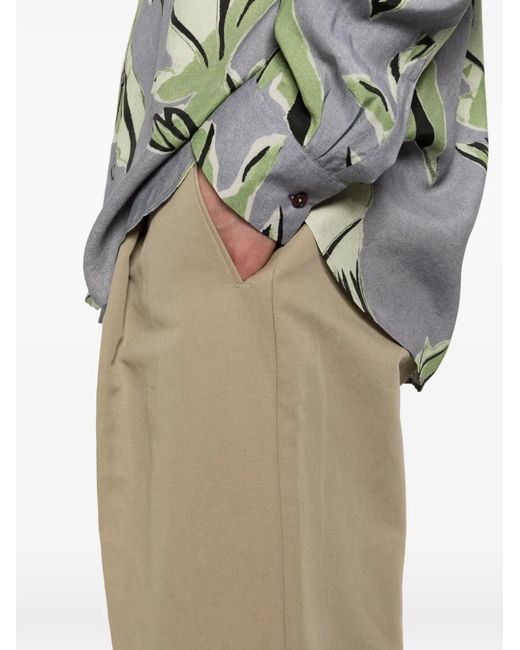 Briglia 1949 Natural Pleated Trousers for men
