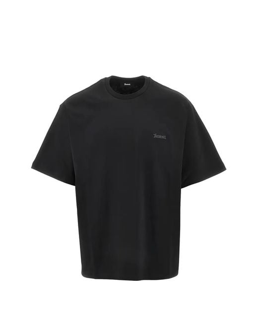 Laminar Black T-Shirt À Logo Imprimé for men