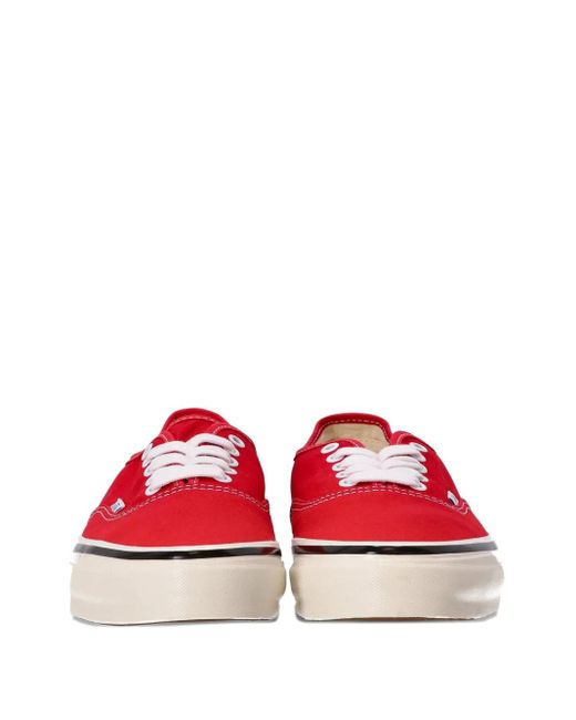 Vans Red Logo-Patch Sneakers for men