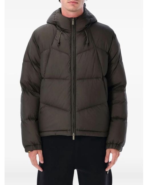 K-Way Black Quill Thermo Ripstop Puffer Jacket for men