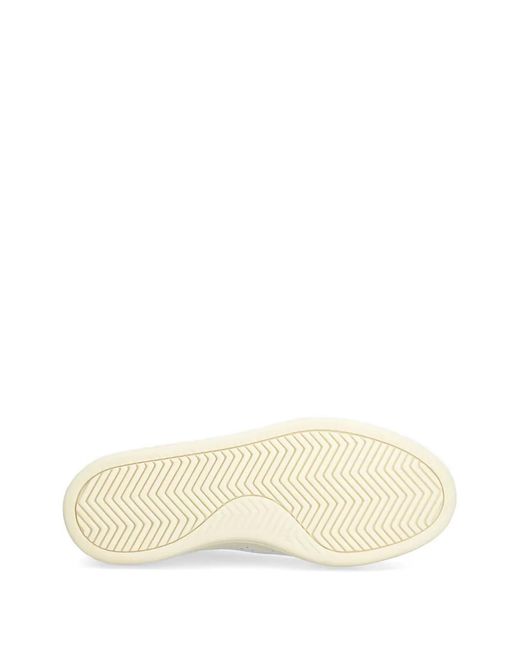 Adidas White Advantage 2.0 Perforated Patterned Sneakers