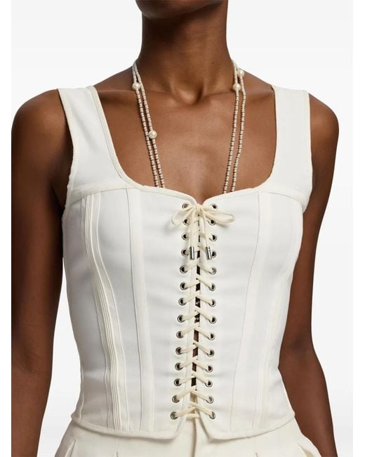 Ralph Lauren Kat コルセットトップ ホワイト | Lyst
