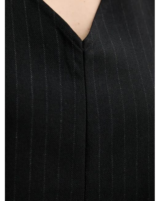 Marc O' Polo Black Pinstripe Sleeveless Mini Dress