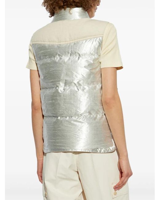 Moncler White Pinchot Gilet