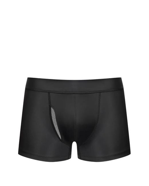 Maison Close Black Chambre Noire Mesh-Panel Boxers for men