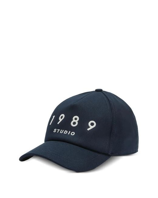 1989 STUDIO Blue Embroidered Cap