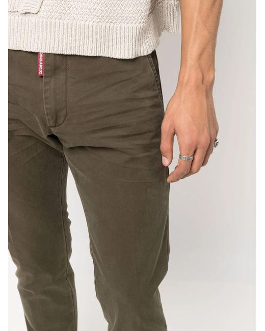 メンズ DSquared² ディースクエアード チノパンツ Green