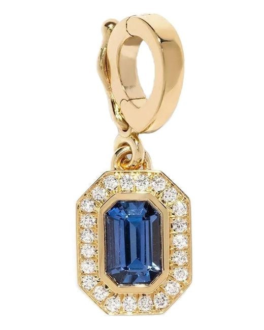 Azlee Blue Bague En 18Ct À Diamants Et Saphir
