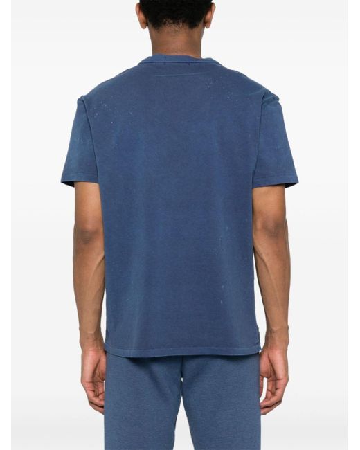 T-shirt en coton à détail de poche Polo Ralph Lauren pour homme en coloris Blue