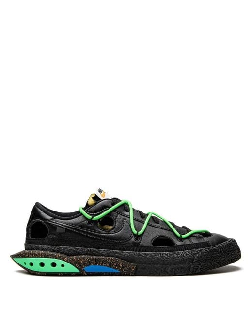 NIKE X OFF-WHITE Green Blazer Low /Electro" Sneakers
