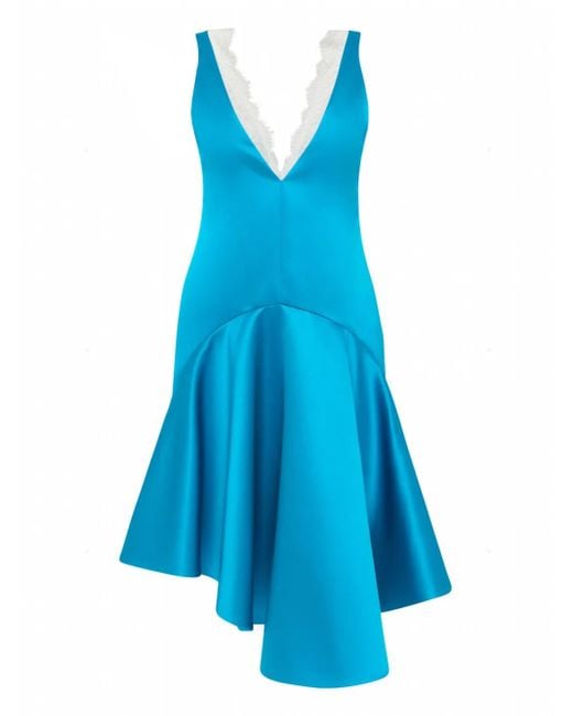 Abito Con Scollo A V di J.W. Anderson in Blue