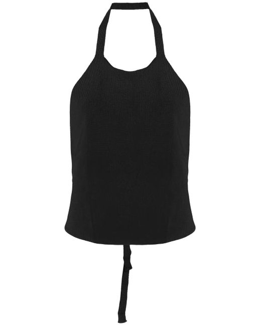 Osklen Black Open-Back Top