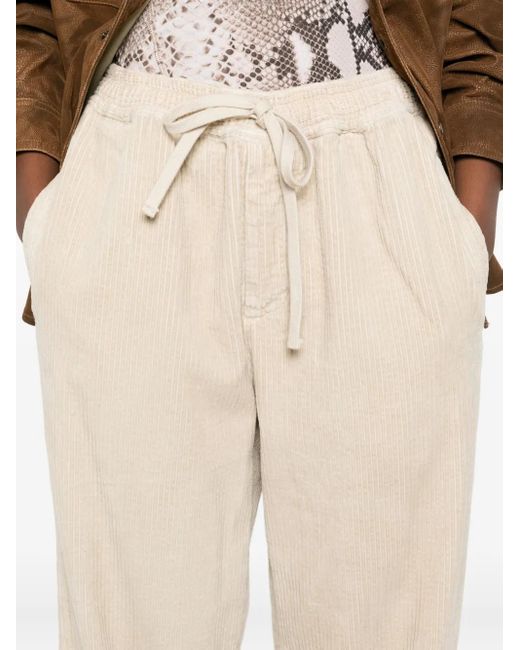 Isabel Marant コーデュロイ ストレートパンツ Natural