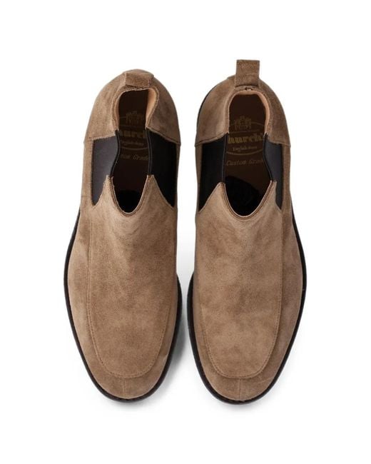 Church's Brown Selby Suede Chelsea Boots for men