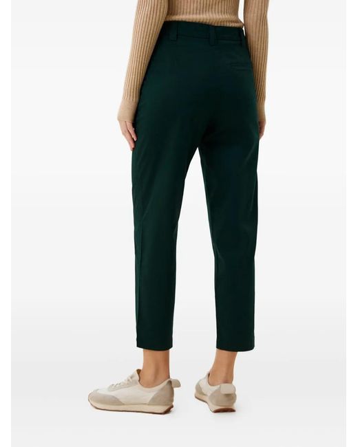 Marc O' Polo Green High-Waisted Trousers