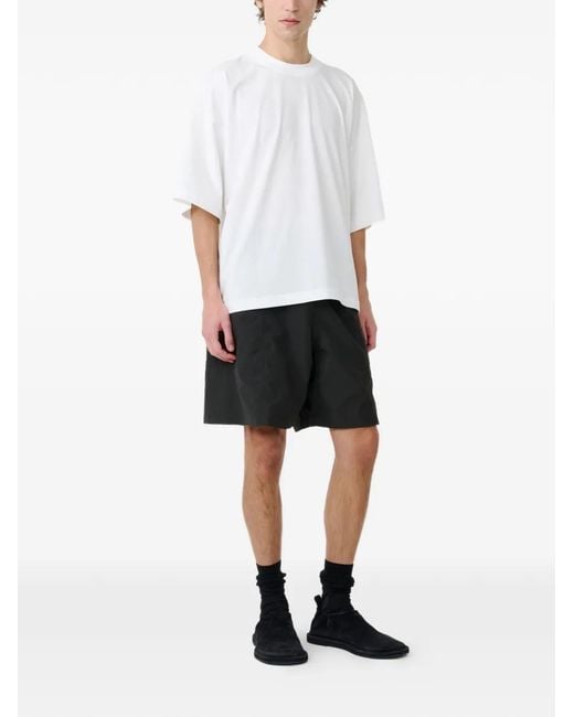 Studio Nicholson Black Elasticated Galo Shorts for men