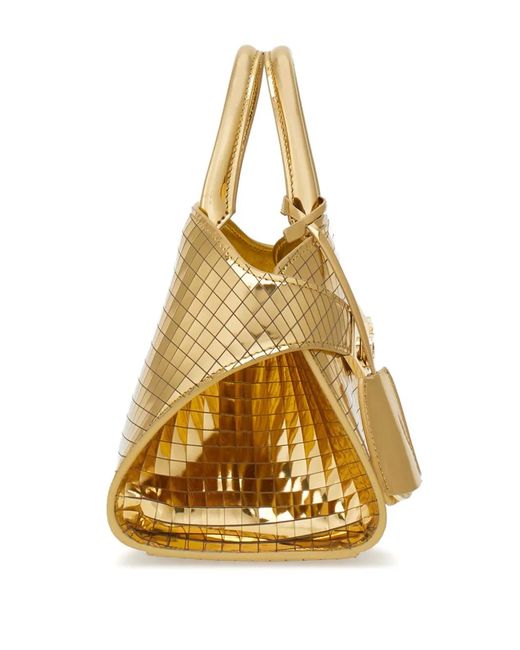 Ferragamo Metallic Hug Tote Bag