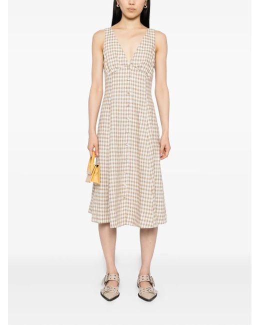 Reformation Natural Sebastien Linen Dress