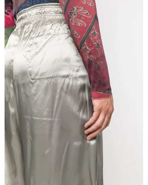 Vetements Gray Gradient Wide-Leg Trousers for men