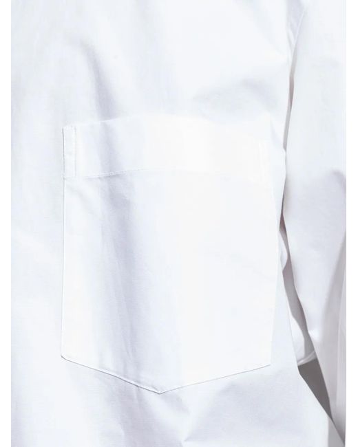 Balenciaga White Cotton Shirt for men