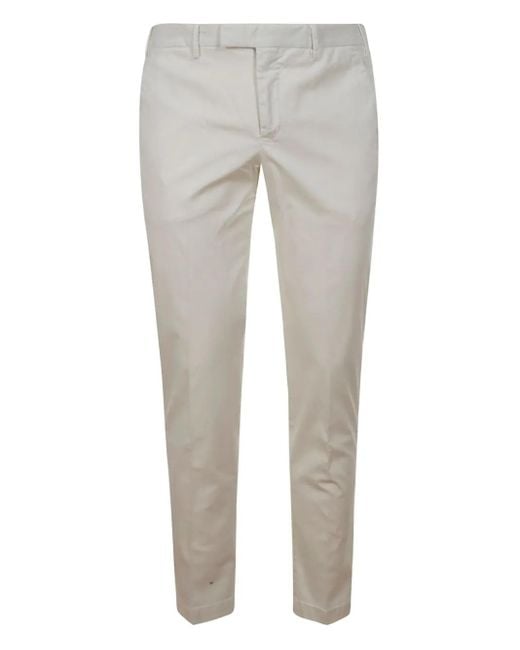 Pantalones de mezcla de algodón PT Torino de hombre de color Gray