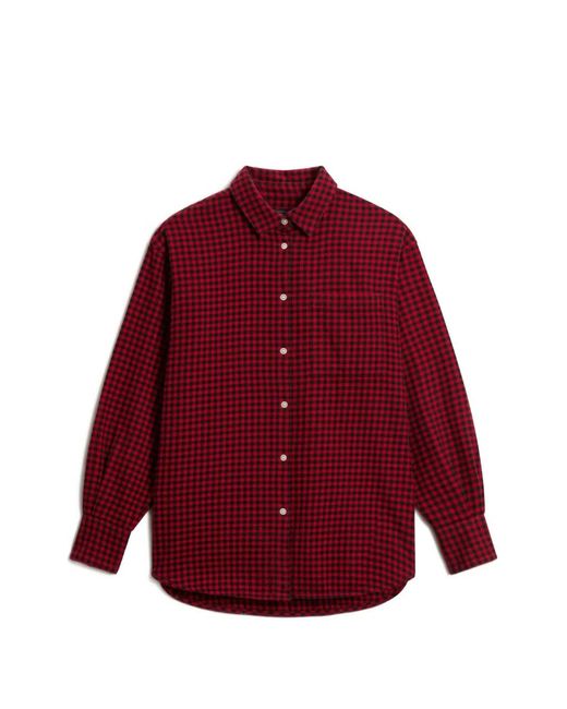 Woolrich Red Checked Flannel Shirt
