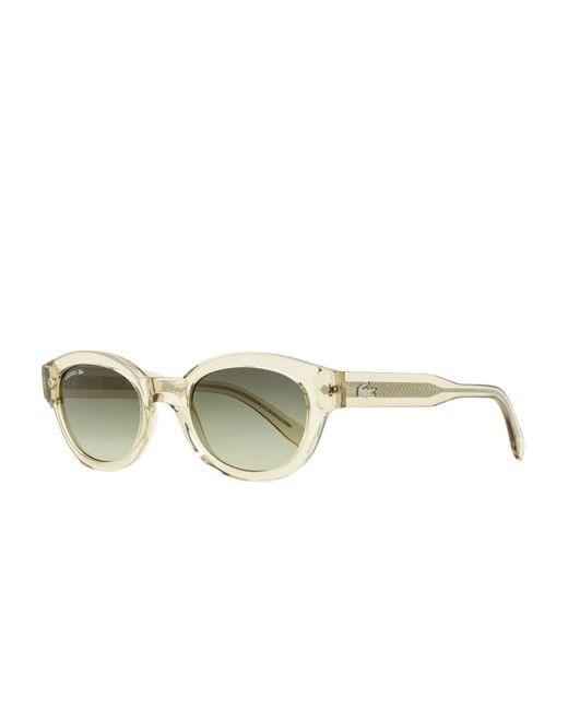 Lacoste Green Oval Frame Sunglasses