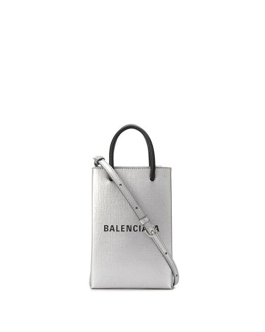 Balenciaga ショッピング フォンホルダーバッグ ミニ Metallic