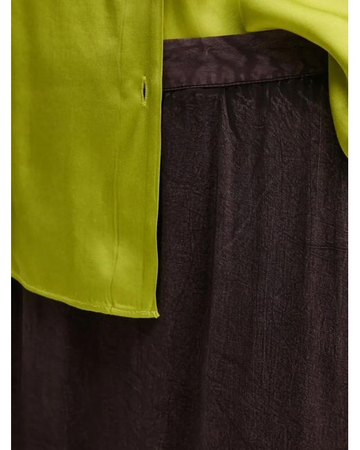 INTROPIA Black Elasticated-Waistband Maxi Skirt