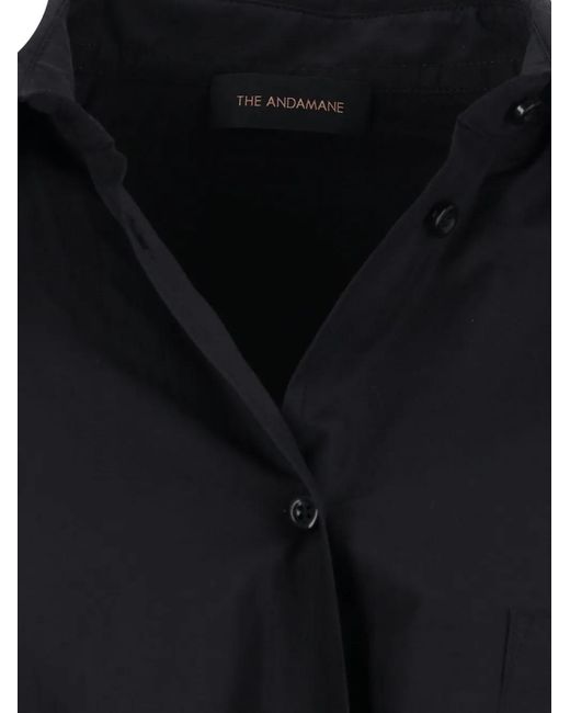 ANDAMANE Blue Button-Down Pocket Shirt