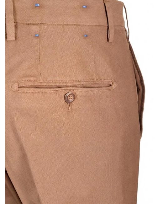Al Duca D'aosta Natural Slim-Fit Low-Rise Trousers for men