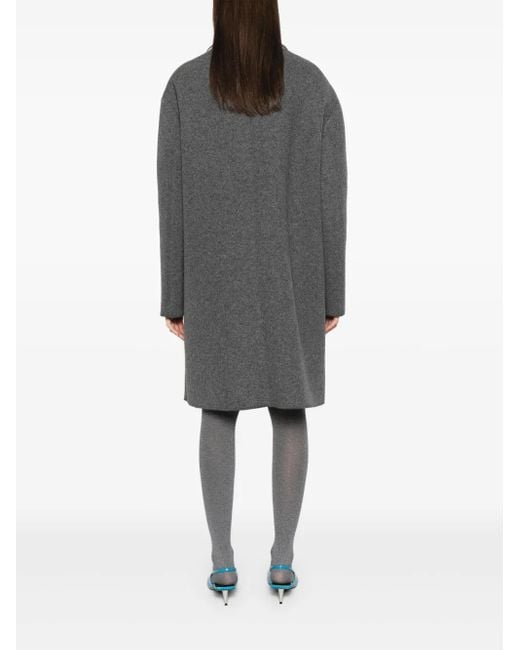 N°21 Gray Single-Breasted Coat
