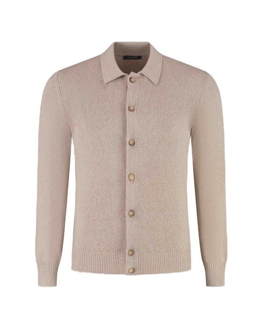 Gran Sasso Button-Down Overhemd in het Natural voor heren
