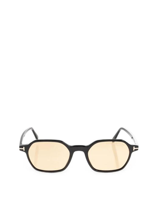 Tom Ford Natural Joey-02 Geometric-Frame Sunglasses