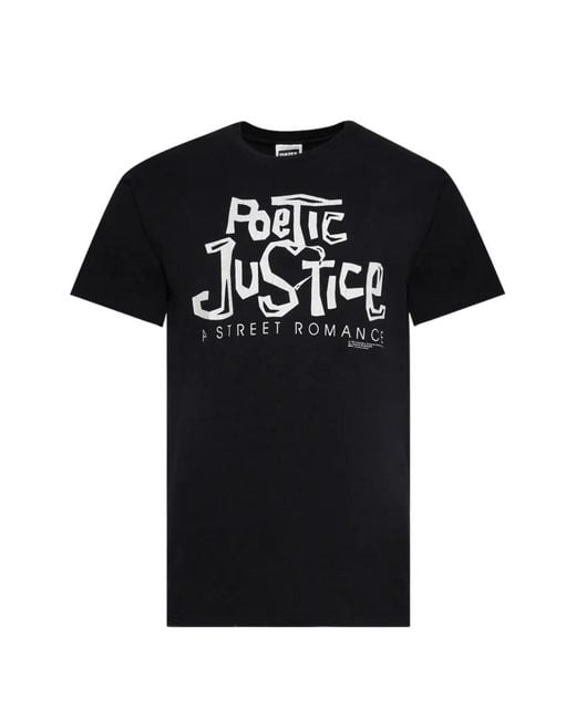 Earthling VIP Black Poetic Justice T-Shirt for men