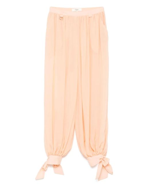 Chloé シルク パンツ Orange