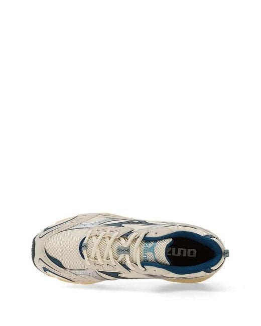 Mizuno White Mxr Metallic-Effect Sneakers