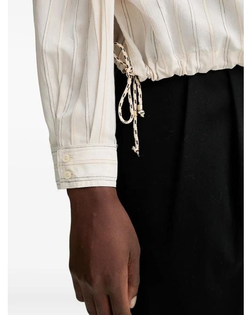Sessun White Striped Shirt