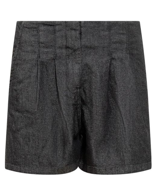 IRO Black Pleated Shorts