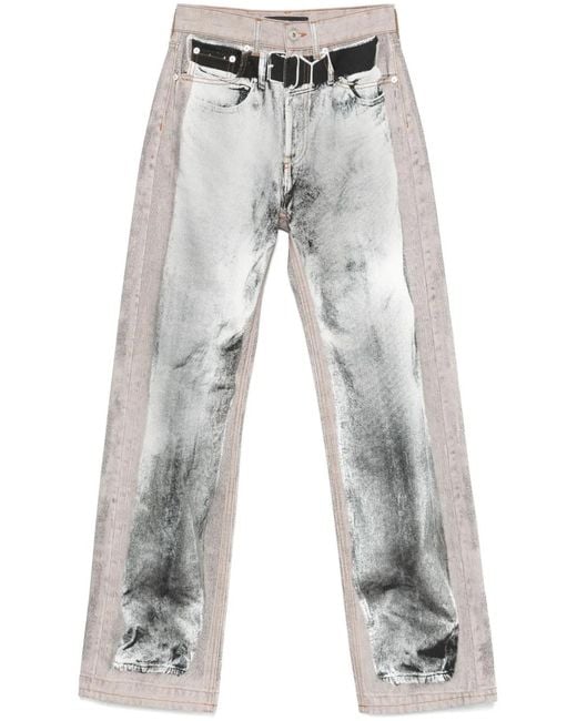 Y. Project Gray Trompe L'Oeil Jeans