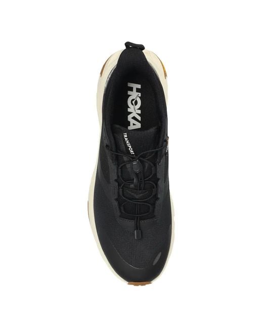 Hoka One One Black 'Transport 2' Sports Shoes for men