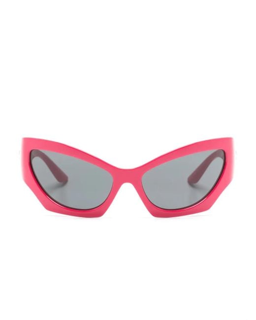 Versace Red Tinted Cat-Eye Sunglasses