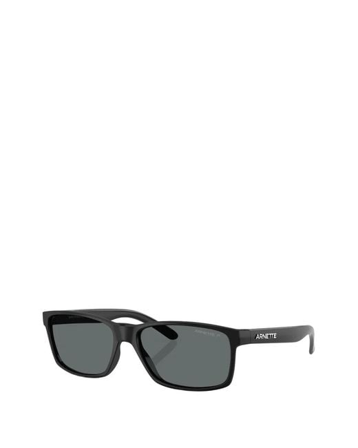 Arnette Black Slickster Rectangle-Frame Sunglasses