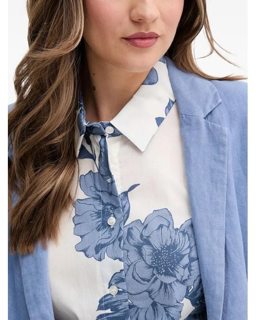 Ouí Blue Welt-Pocket Blazer