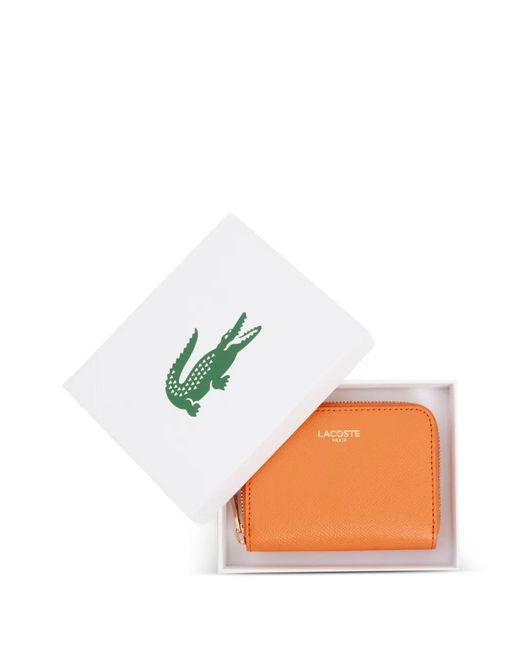 Lacoste Orange Mini Champs-Élysées Wallet