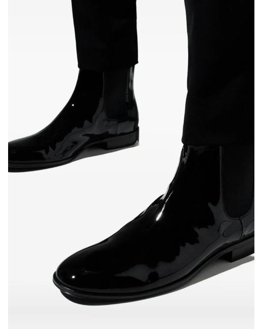 Gianvito Rossi Blue Alain Elasticated-Panel Boots for men