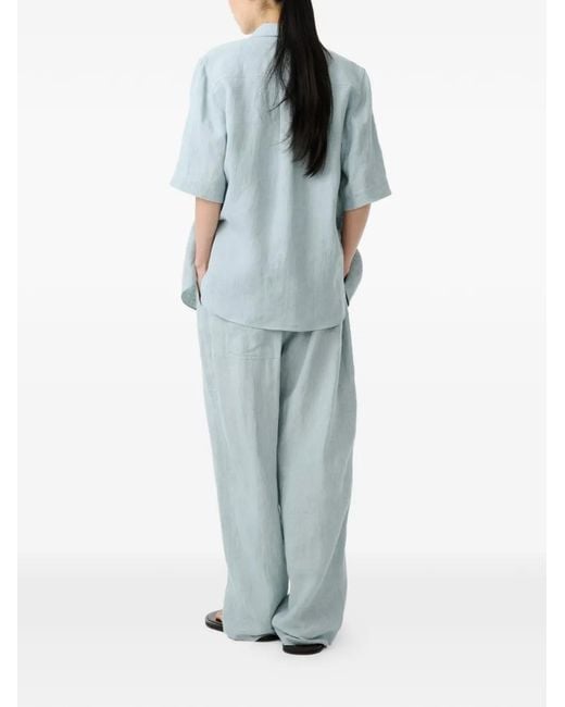 Studio Nicholson Blue Estes Patch Pocket Shirt