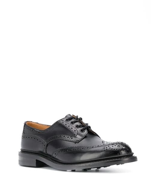 Tricker's Gray Bourton Leather Brogues for men