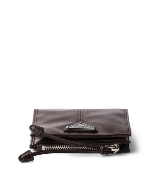 Prada Kleines Portemonnaie in Brown für Herren
