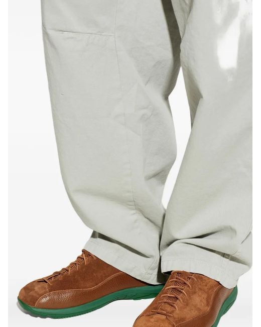 Diemme Brown Bardolino Laced Panelled Sneakers for men